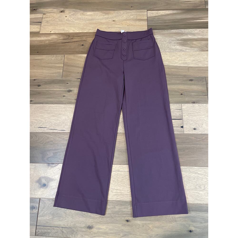 Halara DayStretch Evening Purple High Waisted Straight Leg Pants Size M - Picture 2 of 10